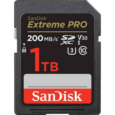 Sandisk »Extreme PRO 1TB SDXC, UHS-I U3, Class 10, V30« Speicherkarte (1.000 GB GB)