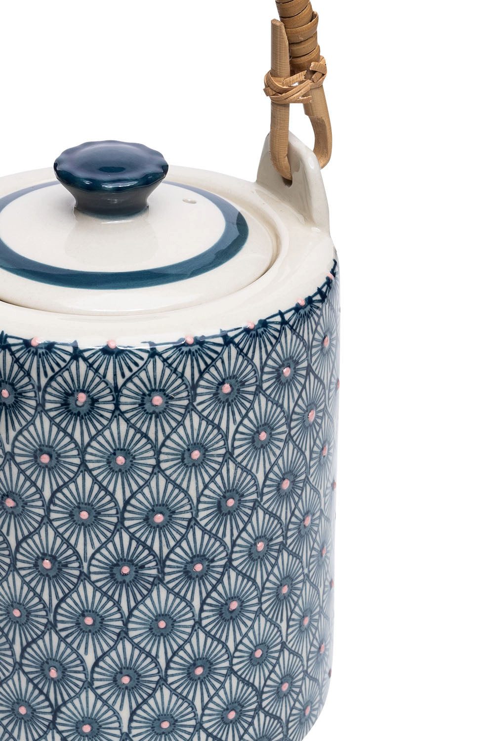 Tranquillo Teekanne aus Steinzeug MIX'N'MATCH 1200ml spülmaschinengeeignet handgestempelt, 1200 l