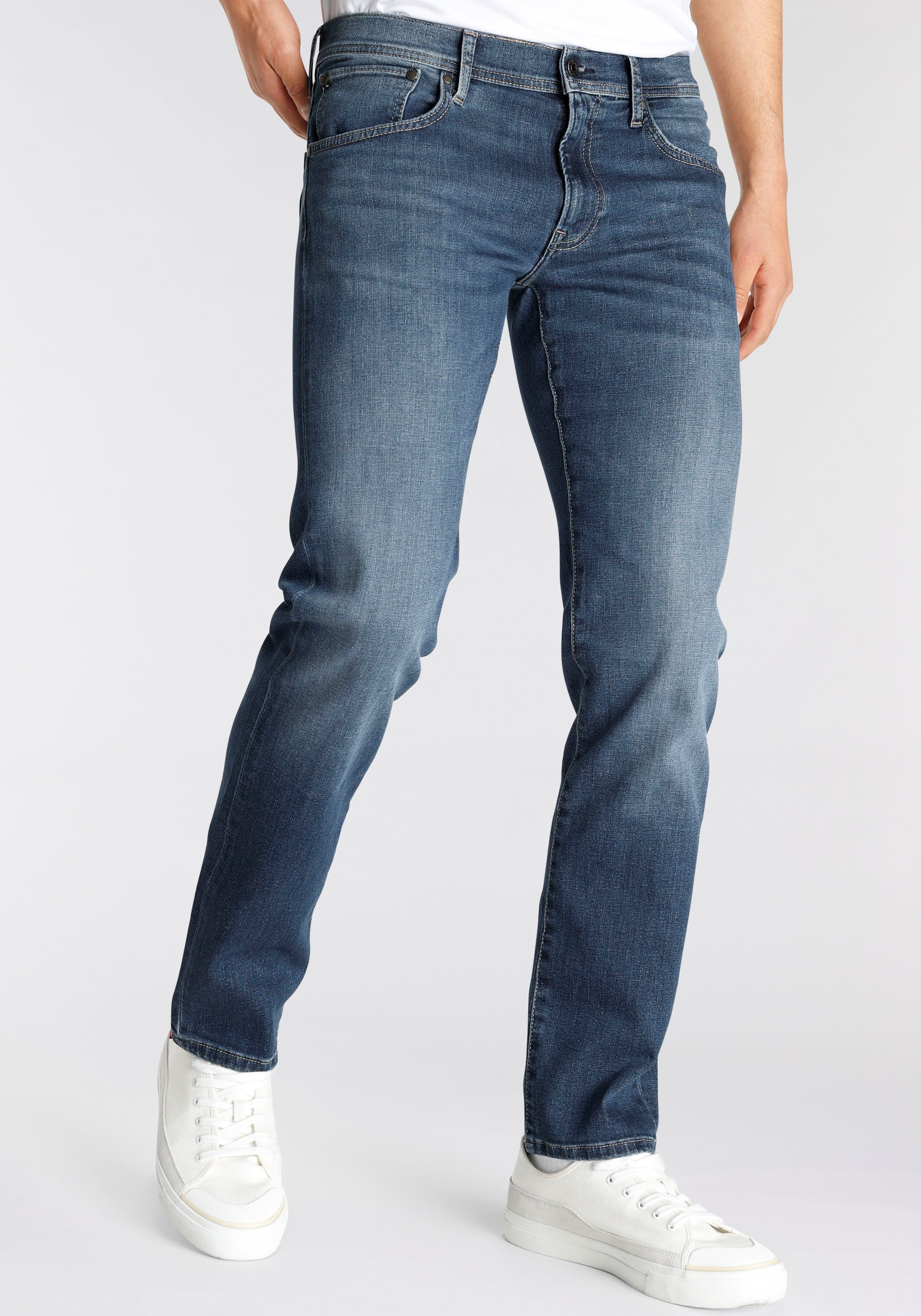 medium blue Slim-fit-Jeans CANE Jeans Pepe