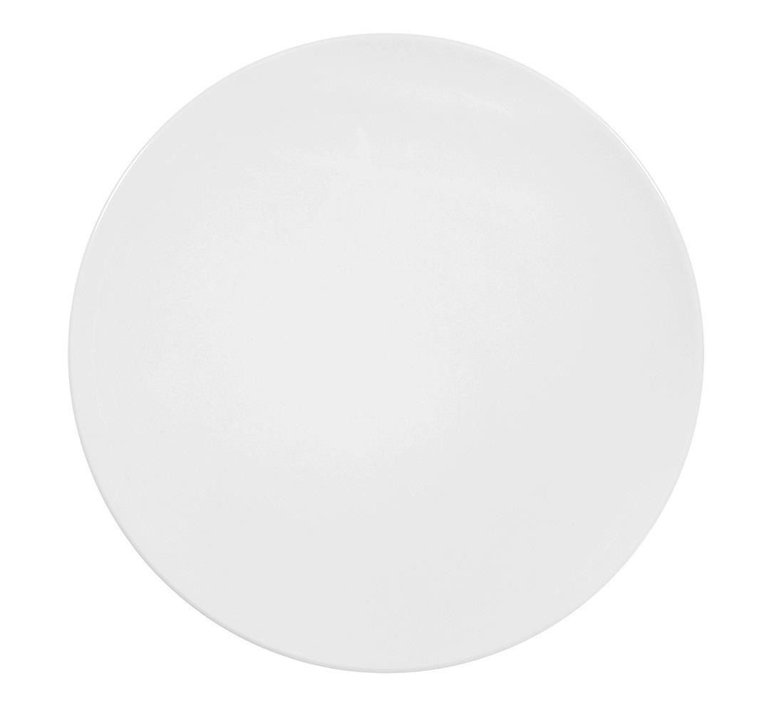 Seltmann Weiden Servierplatte Compact weiß Tortenplatte 30cm, Porzellan, (Packung)
