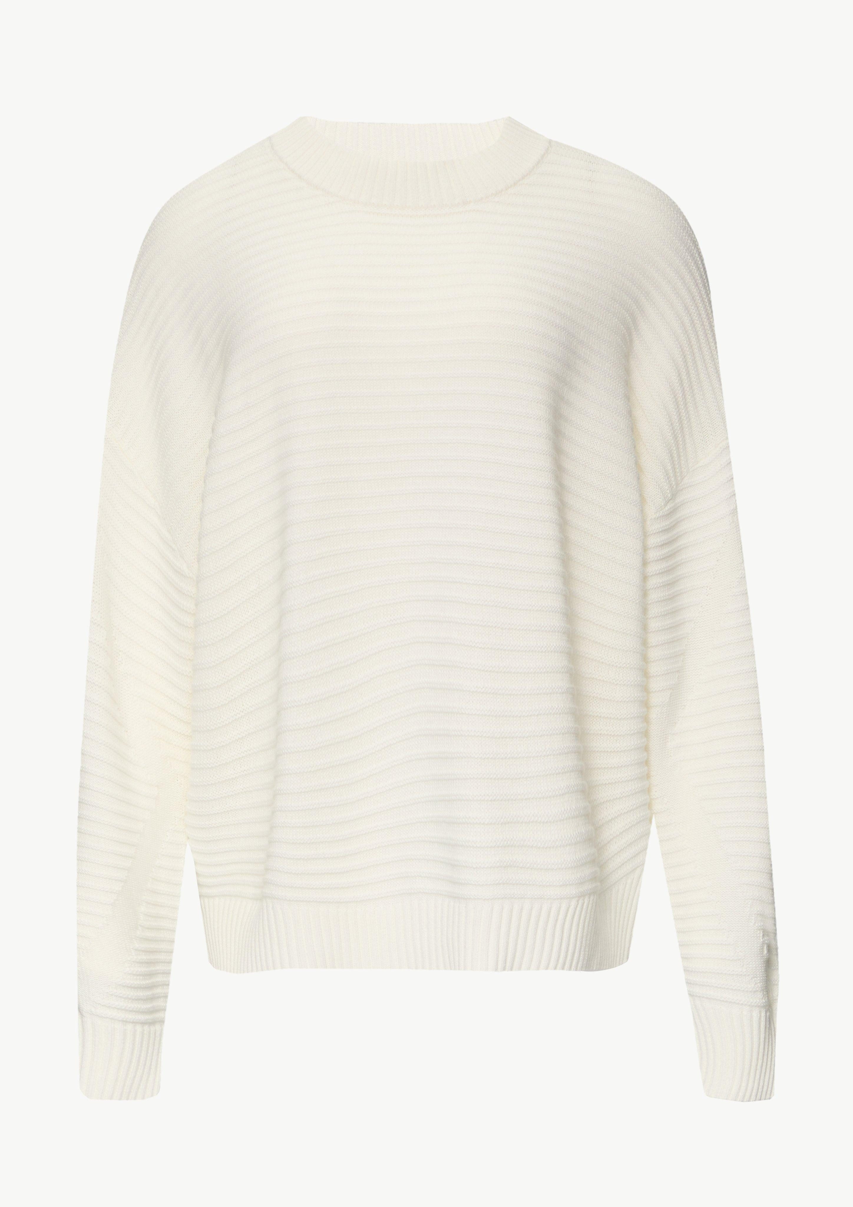 Strickpullover Oversized Strickpullover mit Strukturdetails