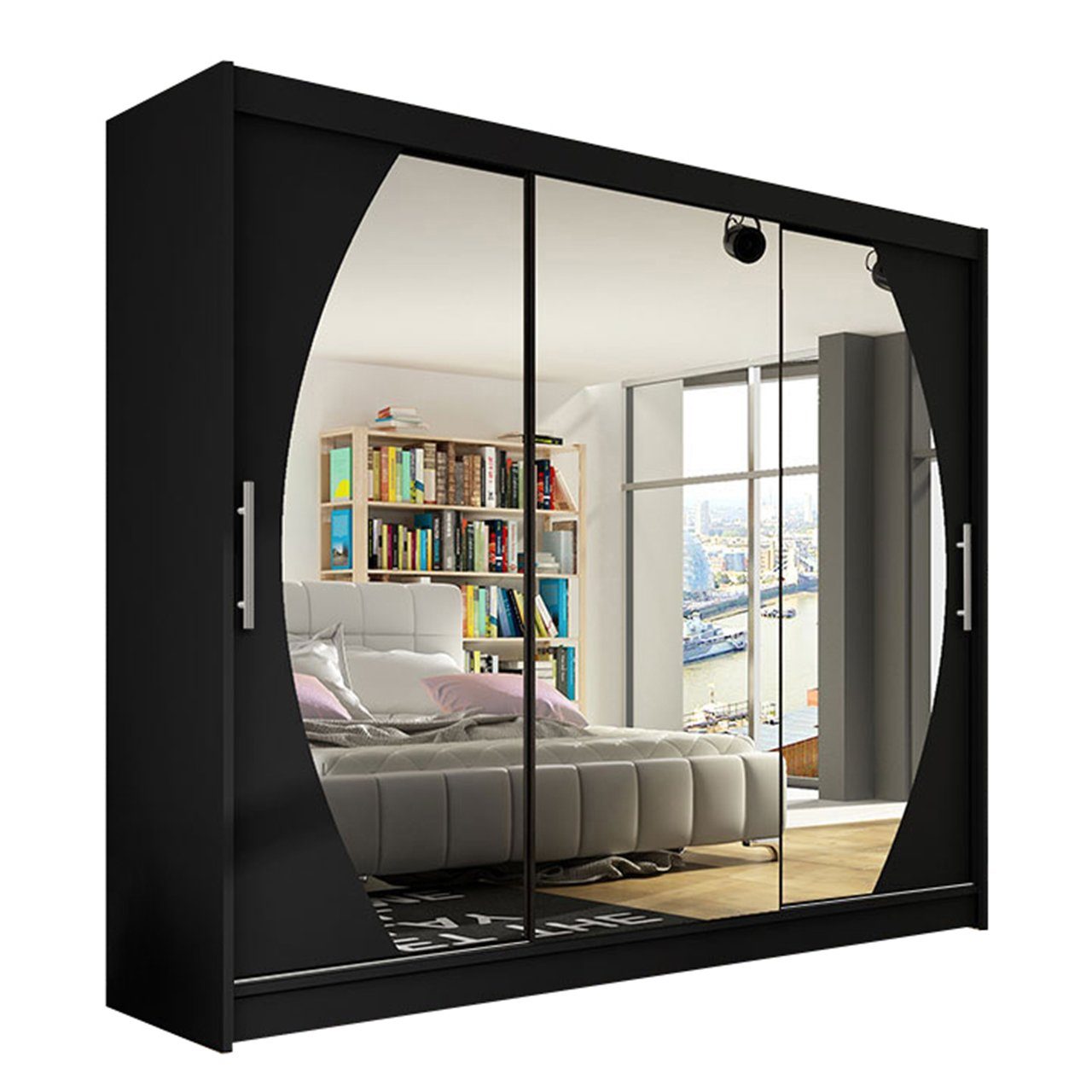 MIRJAN24 Kleiderschrank Aston V (mit Frontspiegel, günstig online kaufen