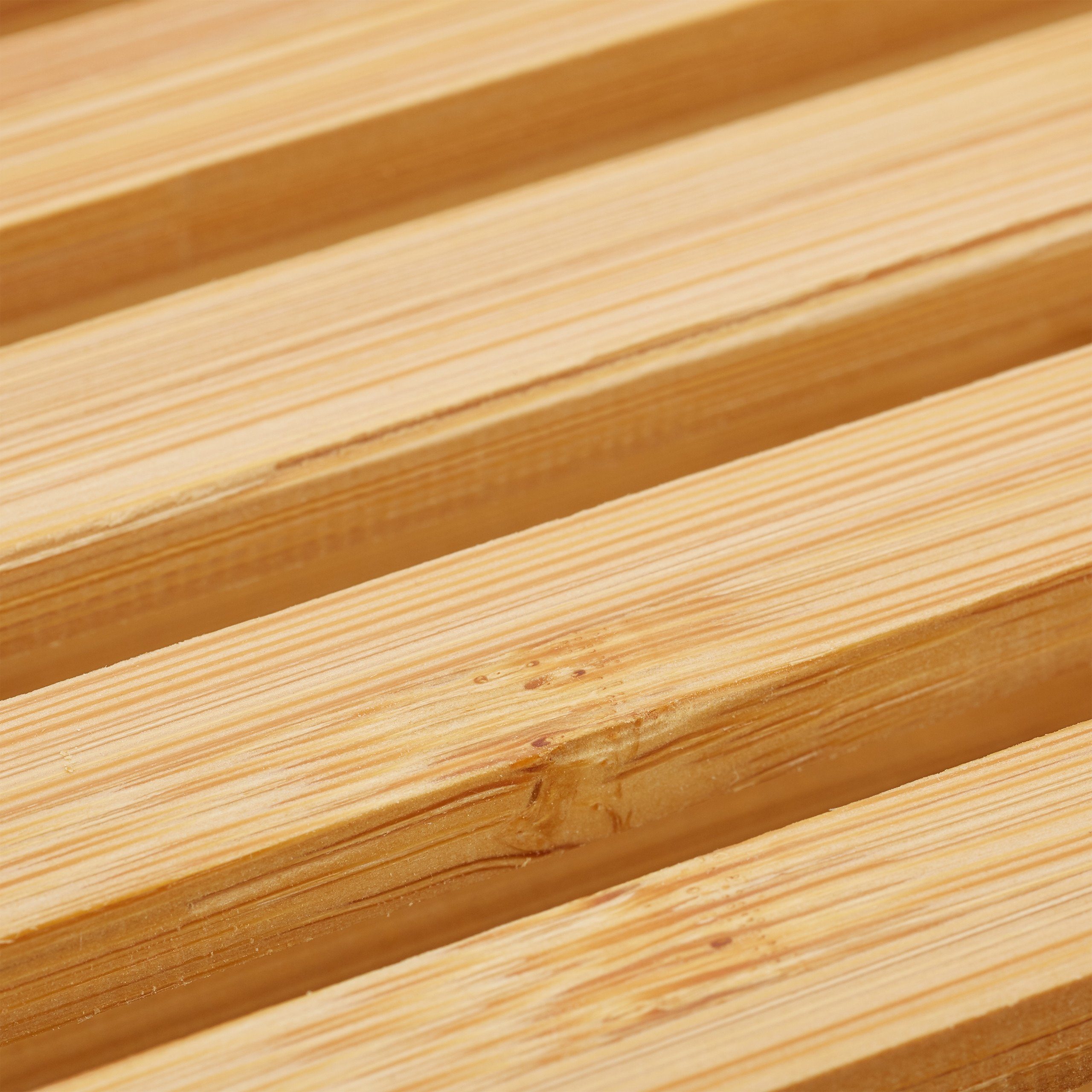 Bambus Messer, mit Brotschneidebrett relaxdays Brotschneidebrett