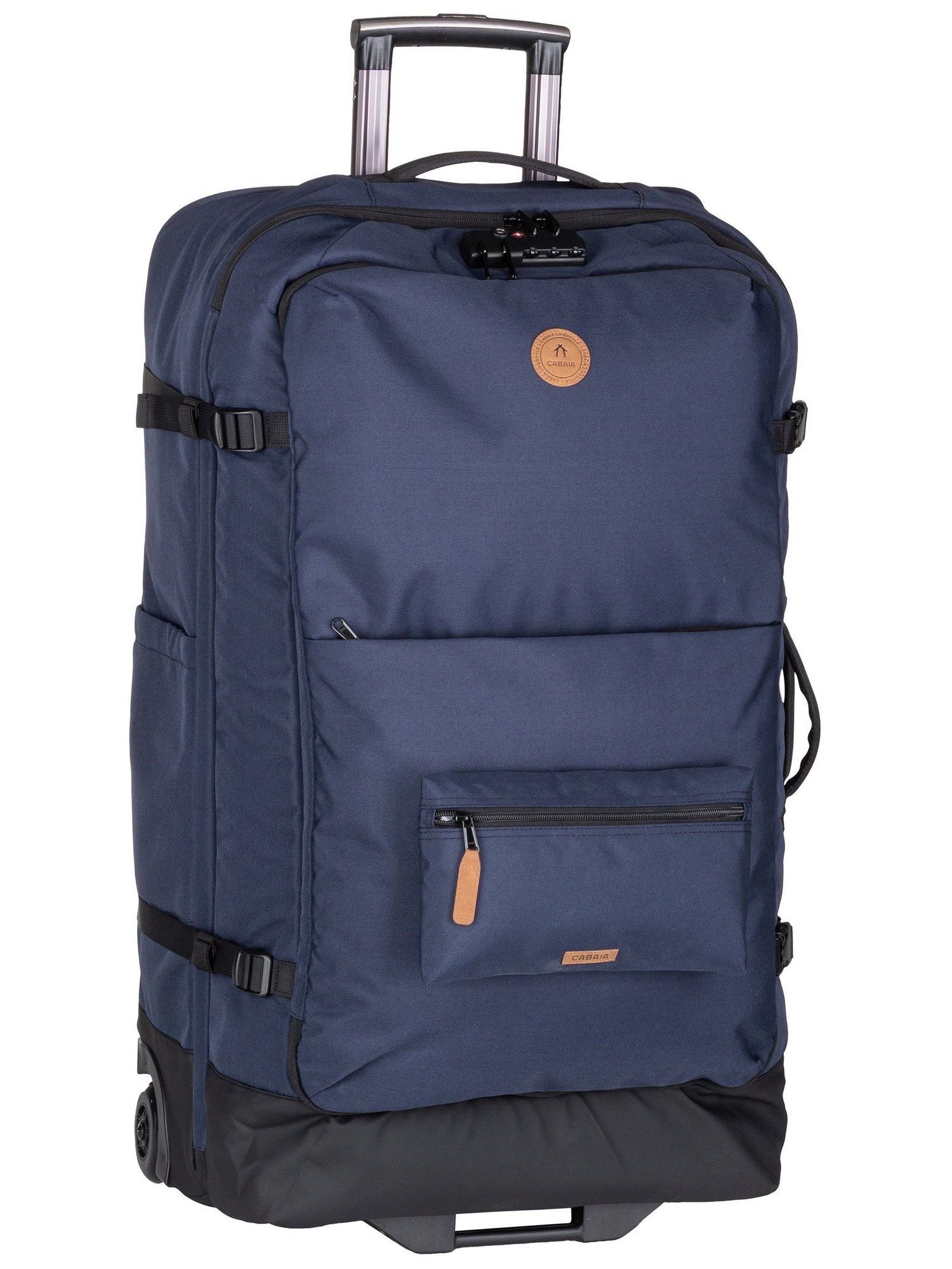 CABAIA Trolley Soft Suitcase Large, 2 Rollen