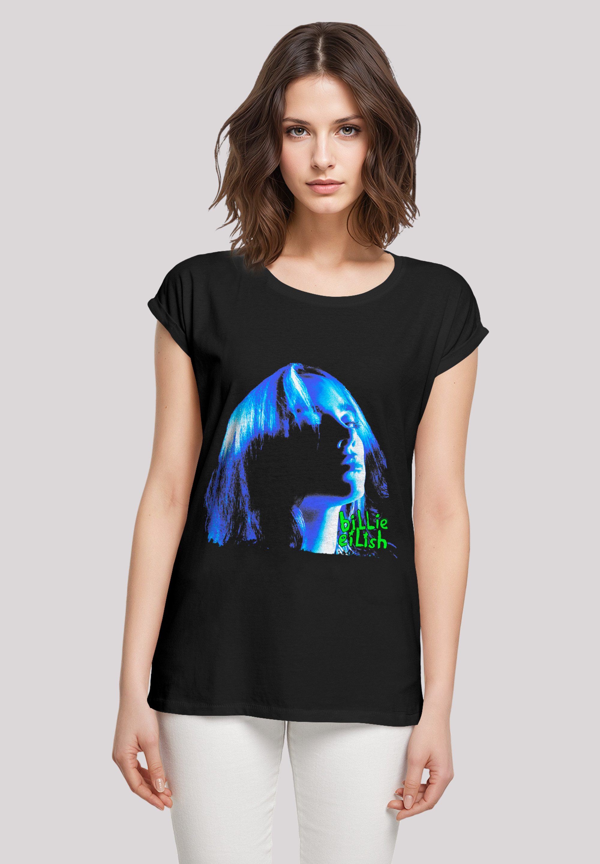 F4NT4STIC T-Shirt Billie Eilish Blue Face günstig online kaufen