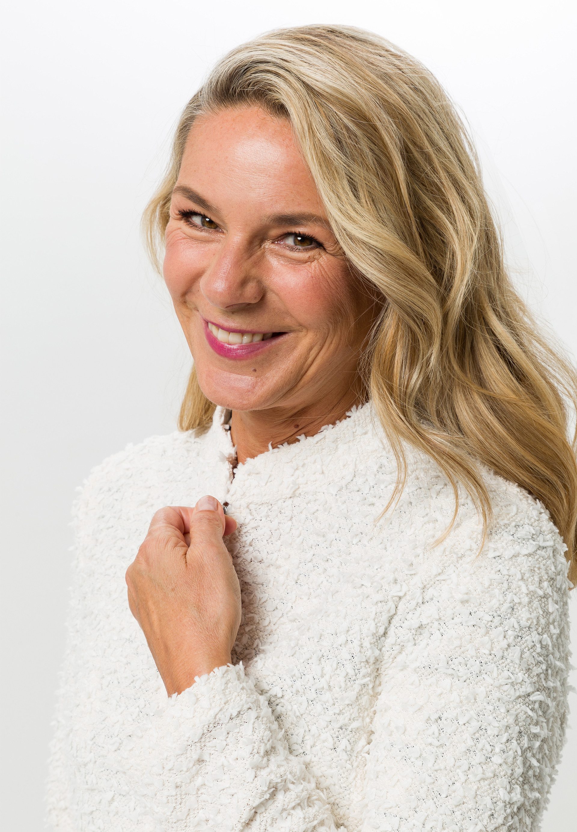 FRANK WALDER Strickjacke mit ganz besonderer Optik