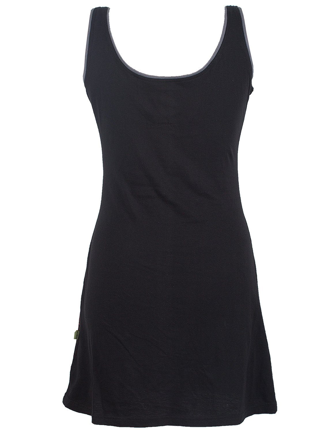 Vishes Sommerkleid Ärmelloses Blumenkleid mit weitem Ausschnitt Hippie, Eth günstig online kaufen