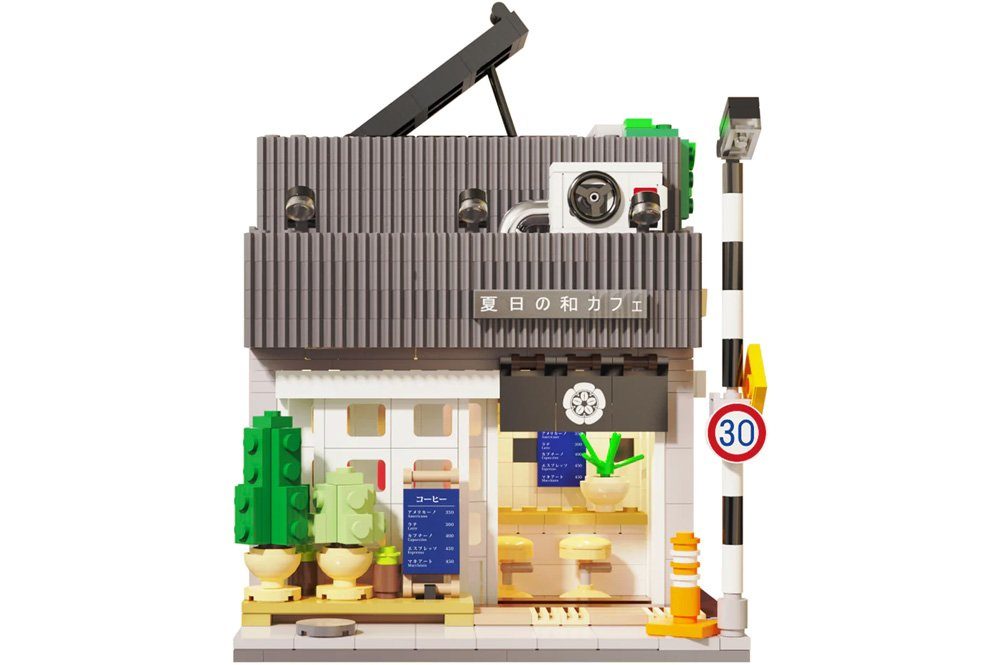 CaDA CaDA Japanisches Sommer Cafe (1116 Teile) (neue Version) Konstruktionsspielsteine