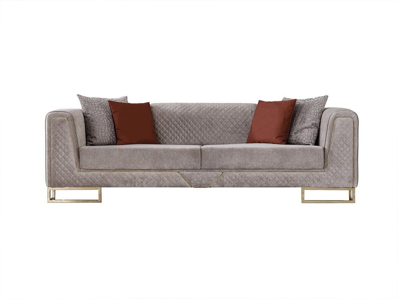 Couch Ecksofa in Europa Sofa Einrichtung Dreisitzer xxl Made Luxus Polster JVmoebel Möbel 240cm,