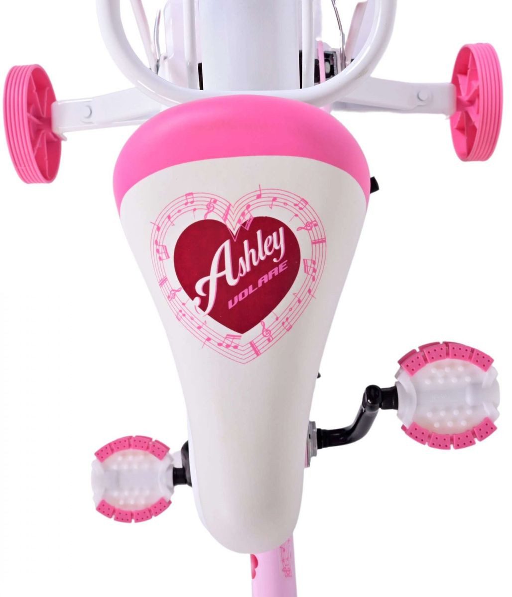 Volare Kinderfahrrad 16 Zoll Kinder Mädchen Fahrrad Mädchenfahrrad Rad Bike Ashley 31632, 1 Gang, Rücktrittbremse, Gepäckträger, Stützräder, Korb,Seitenständer – Bild 5 von 5