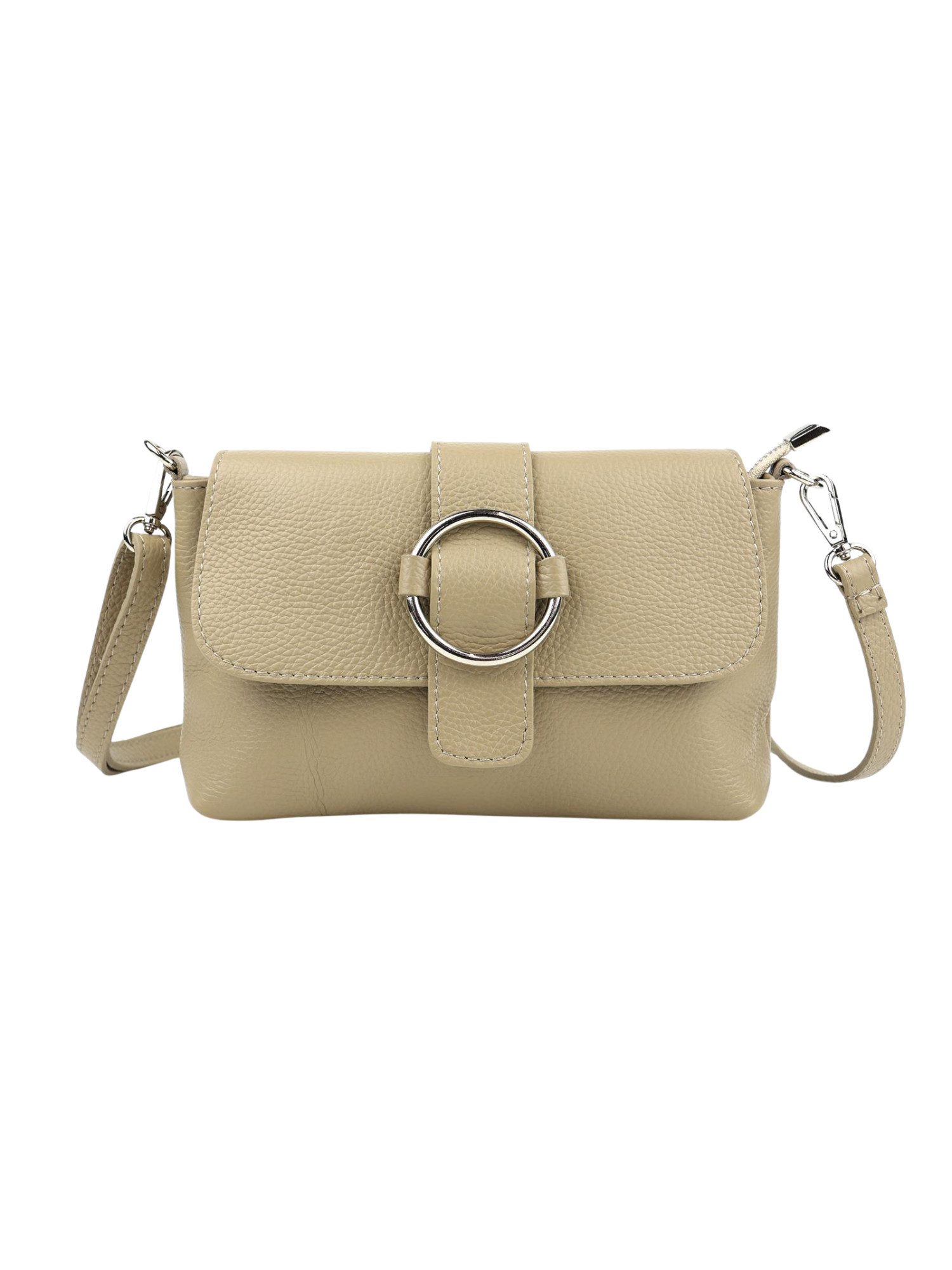 Umhängetasche Damen Schultertasche aus Echtleder – Verstellbarer Schulterriemen