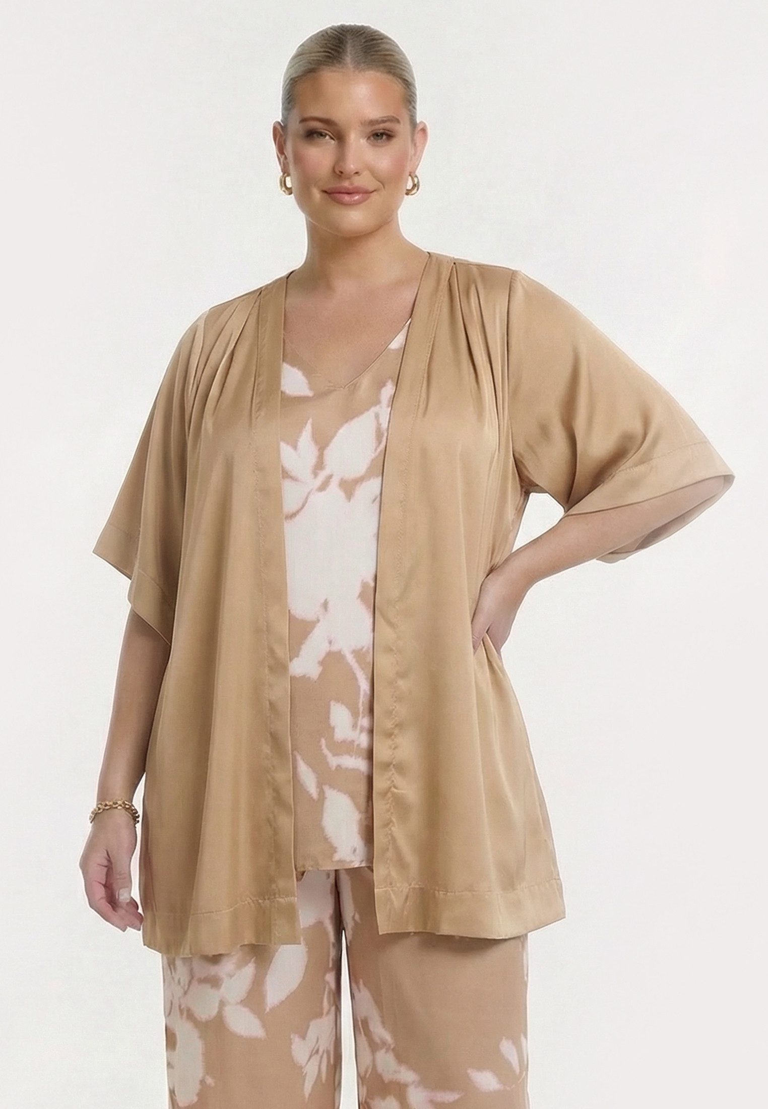 Cardigan Damen Kimono mit Kurzarm