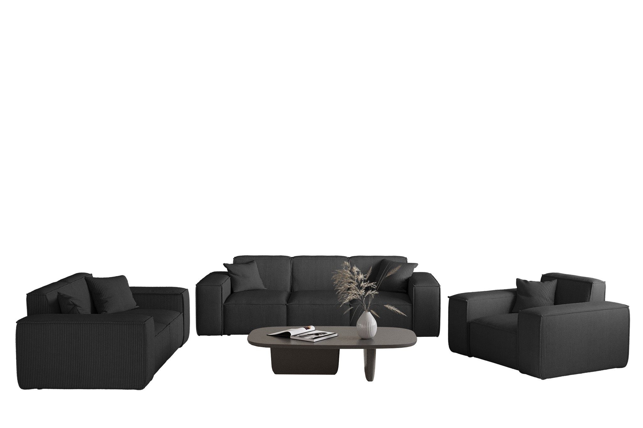 Fun Möbel Polstergarnitur Sofaset Designersofa CELES günstig online kaufen