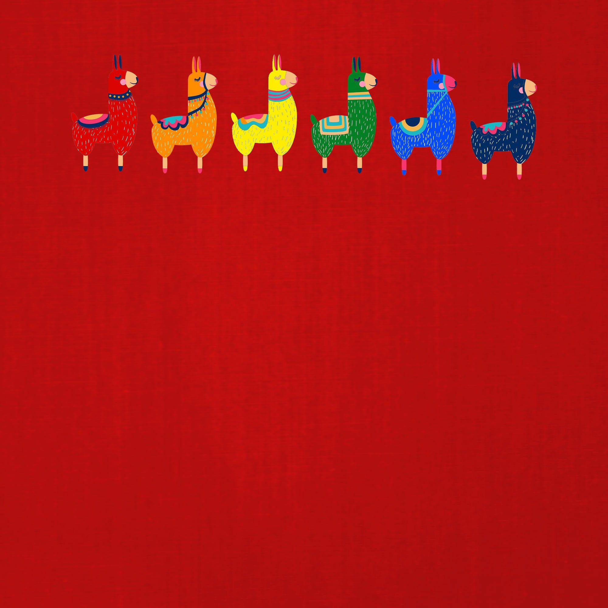 Quattro Regenbogen Herren T-Shirt Gay (1-tlg) Lama Formatee - Rot Stolz Pride LGBTQ Alpaka Kurzarmshirt