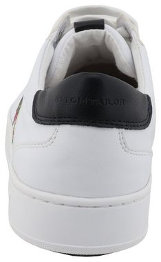 TOM TAILOR Ellen Plateausneaker mit farbiger Logostickerei, Freizeitschuh, Halbschuh, Schnürschuh