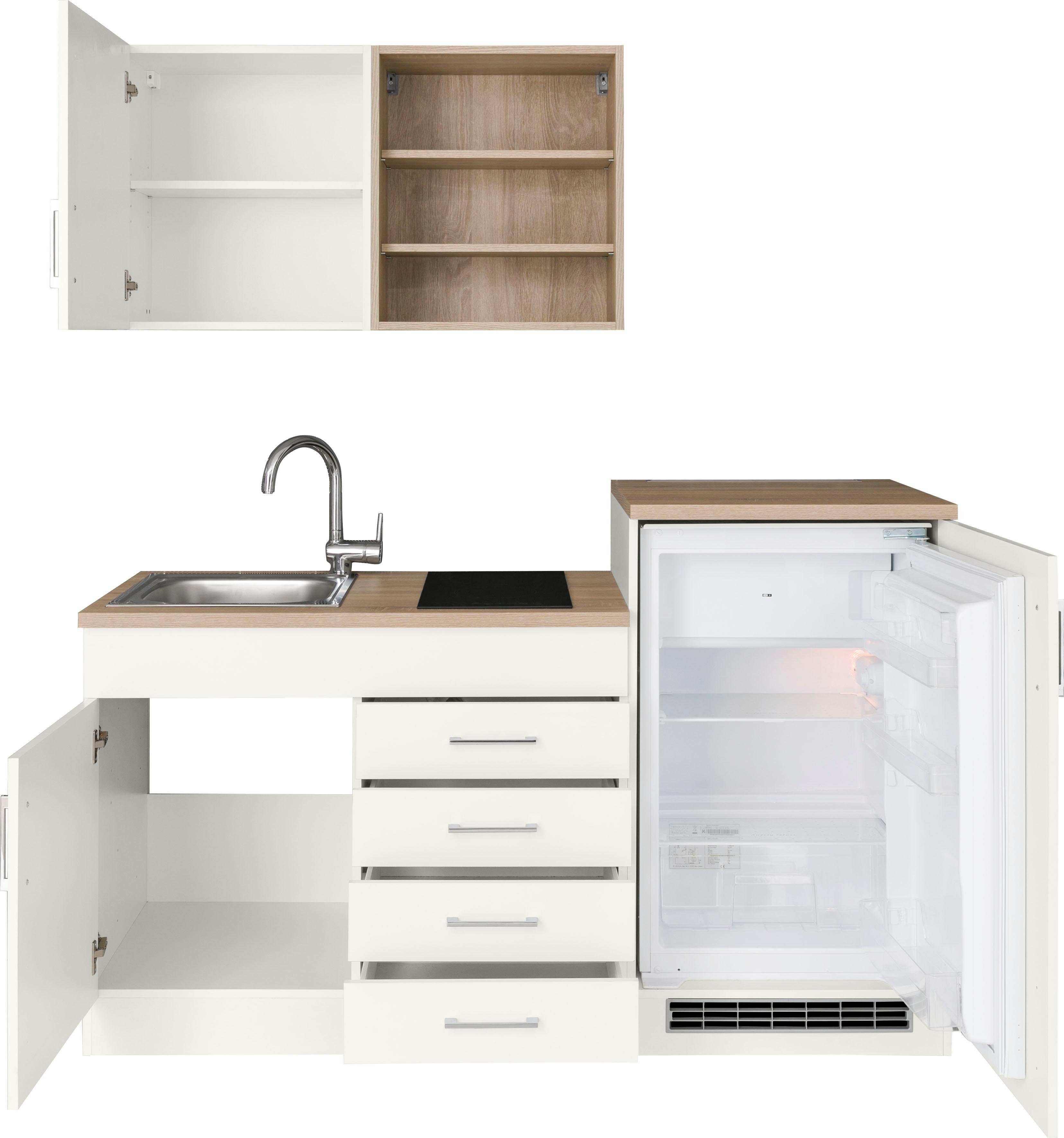KOCHSTATION Pantryküche KS-Mali, Breite 160 cm, mit E-Geräten