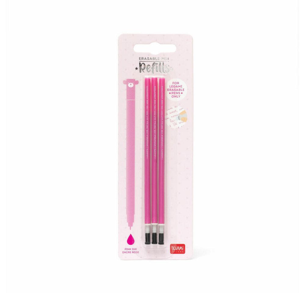Thumbnail - Legami Gelschreiber Erasable Pen Refills Pink 3er Set