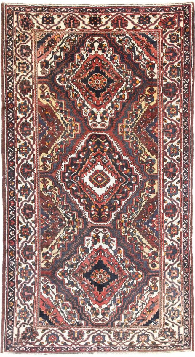 Orientteppich Bakhtiar 154x294 Handgeknüpfter Orientteppich / Perserteppich Läufer, Nain Trading, rechteckig, Höhe: 12 mm