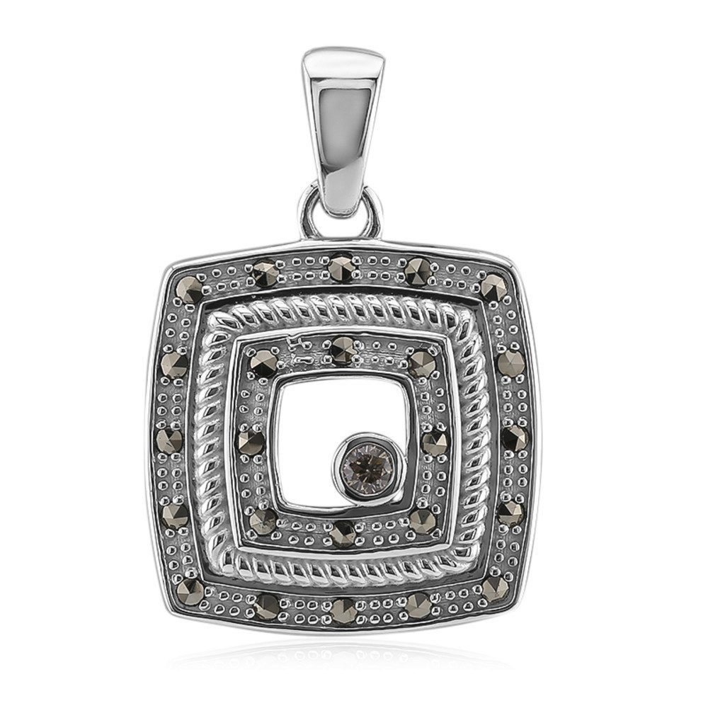 Cavill Кулоны Cavill Silberanhänger 0,058 ct Diamant & 24 Markasiten 925er (1-tlg)