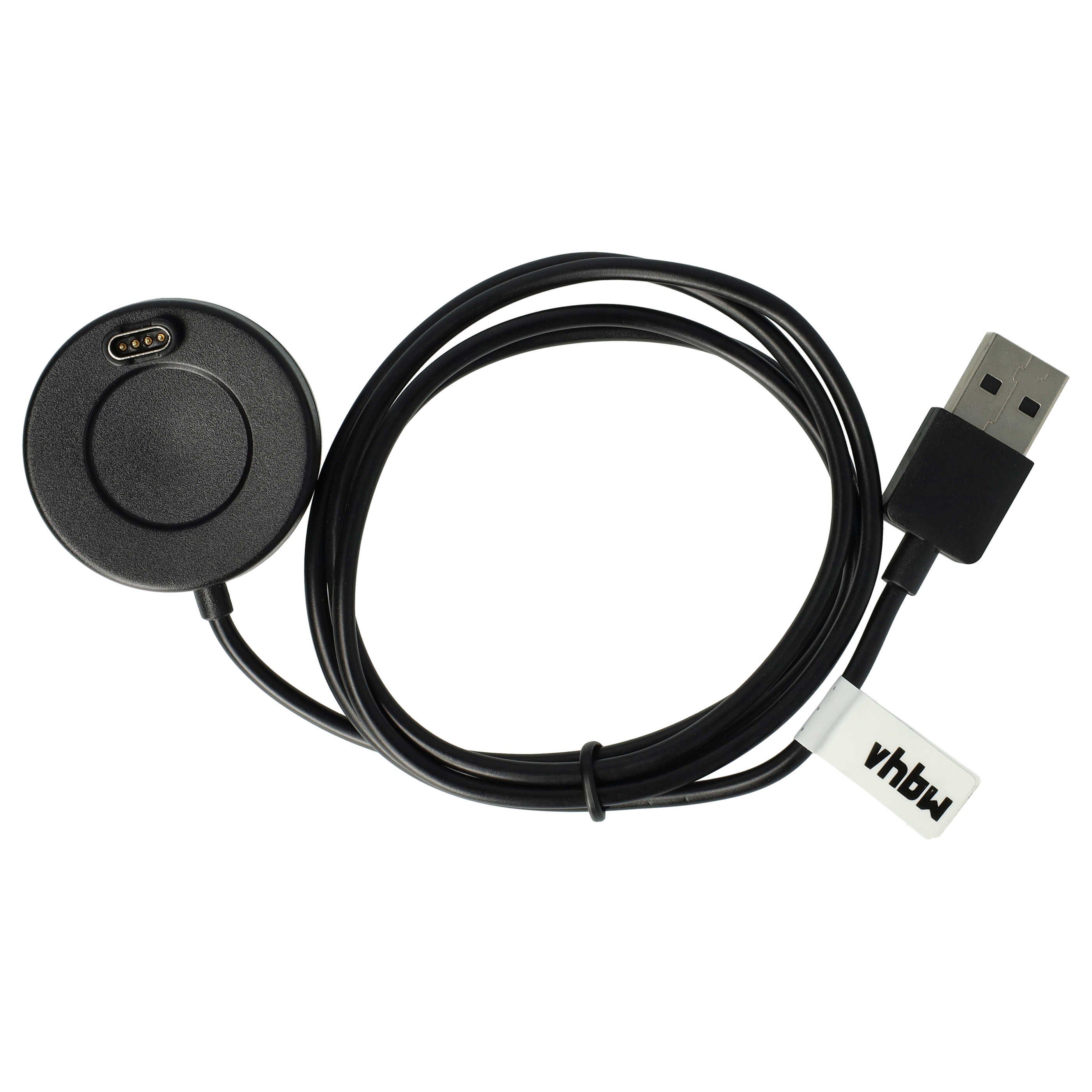 vhbw passend für Garmin Forerunner 223149, 245M, 223150, 158, 255 Smartwatch-Ladekabel, Micro-USB, Wiederverwendbar