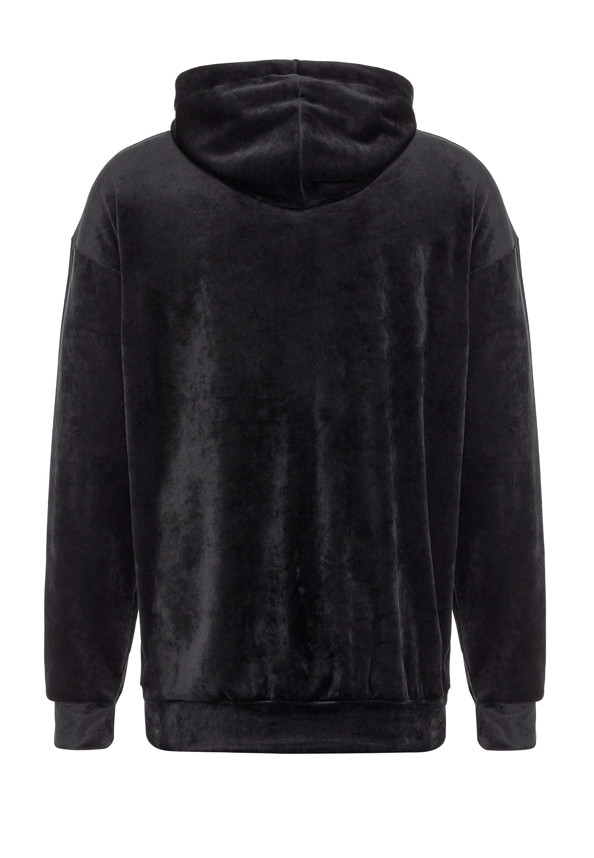 RedBridge Hoodie aus Samt Stylischer Kapuzenpullover mit edlem Glanz günstig online kaufen