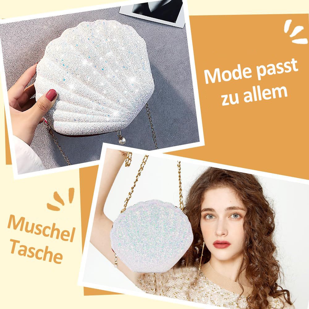 Coonoor Abendtasche Faltige Muschel-Umhängetasche, modische Abendtasche, günstig online kaufen