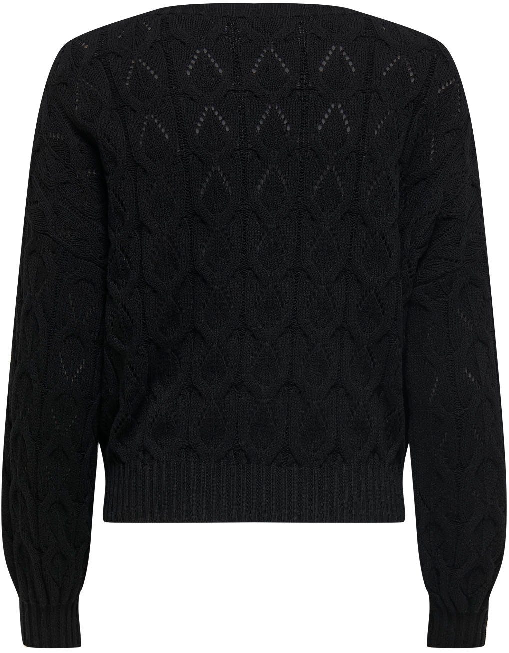 Strickpullover ONLY KNT Black STRUCTURE ONLBRYNN L/S PUL LIFE