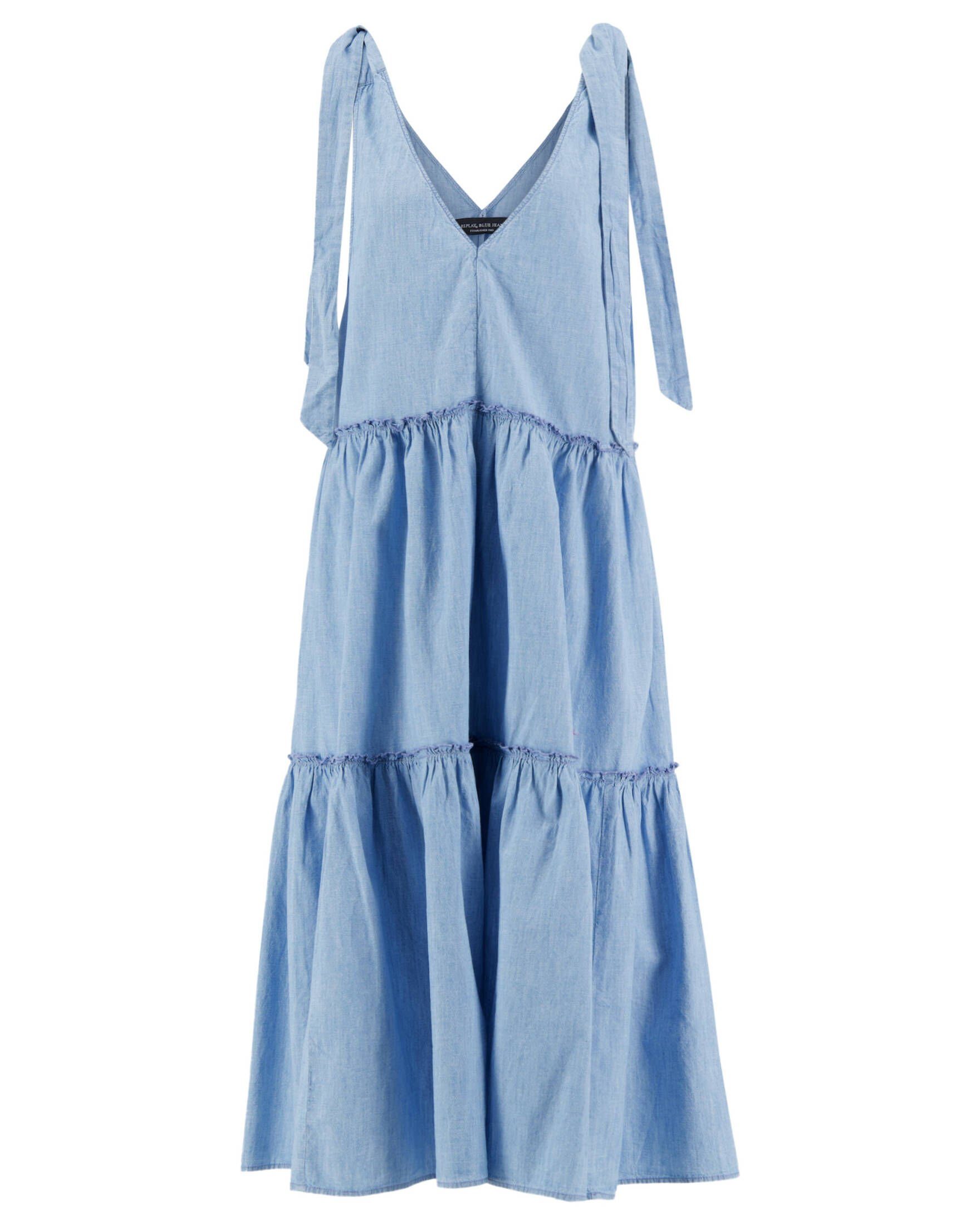 Replay Sommerkleid Damen Jeanskleid (1-tlg)