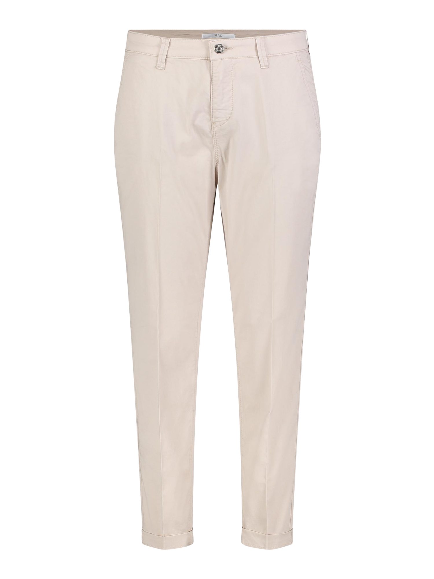 MAC Stretch-Hose natur,Basic,Baumwolle,Unifarben,Straight Leg,Mittel