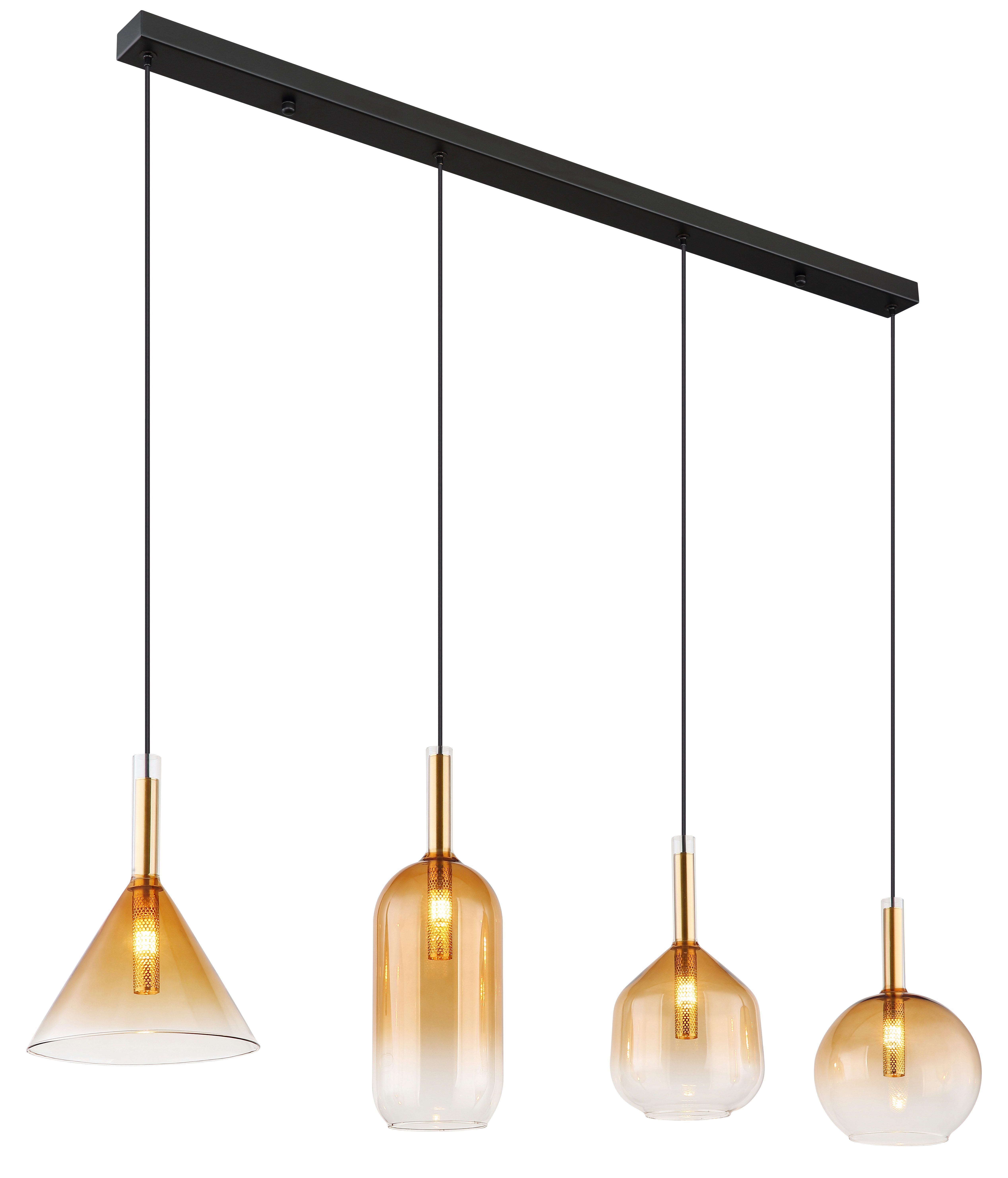 GLOBO LIGHTING Hängeleuchte LOPUSA, ohne Leuchtmittel, Hängelampe Esszimmer-Leuchte Esstischleuchte Wohnzimmer