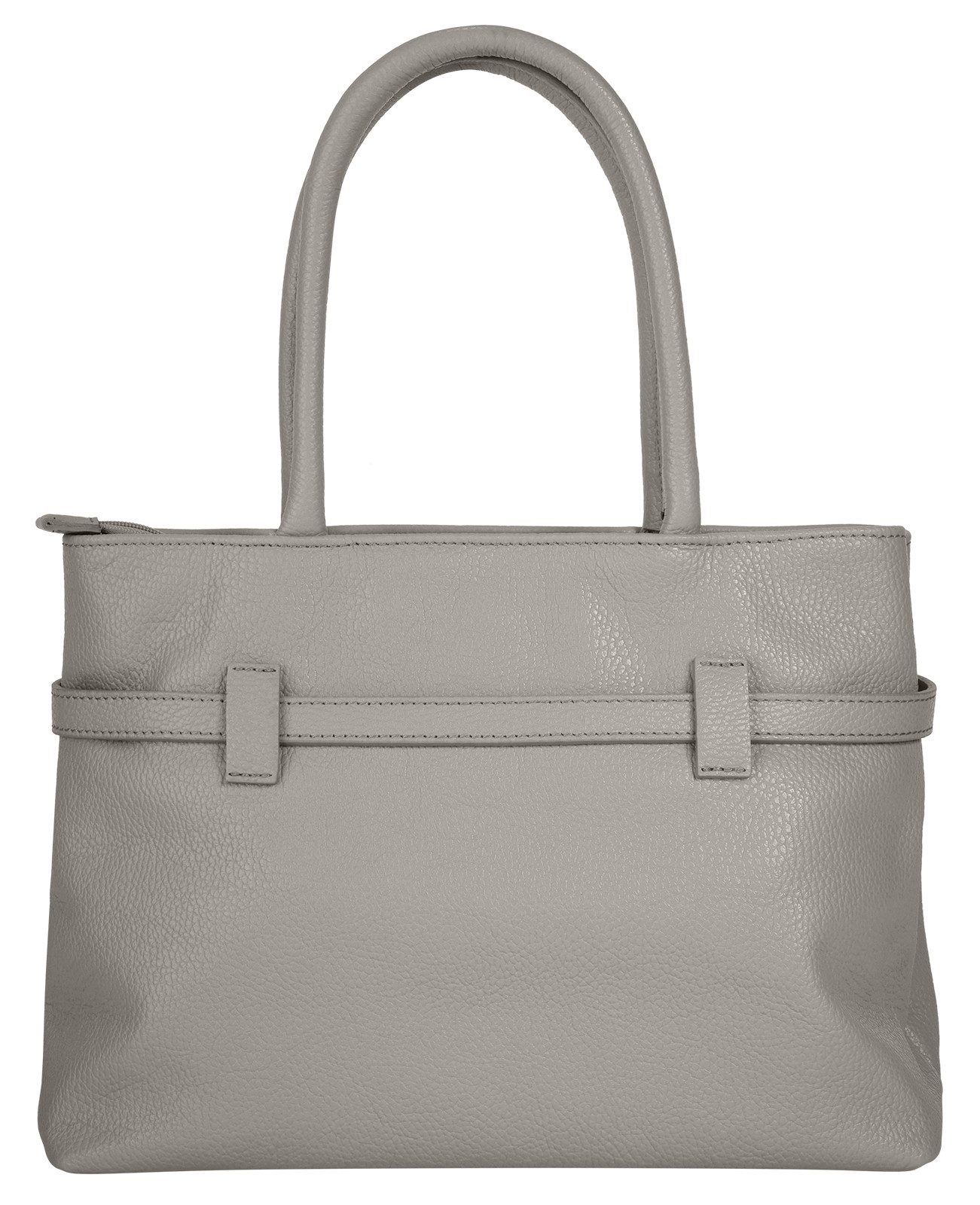 Cluty Henkeltasche, echt Leder, Made in Italy