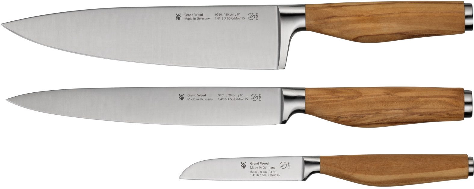 Messer-Set Grand Wood