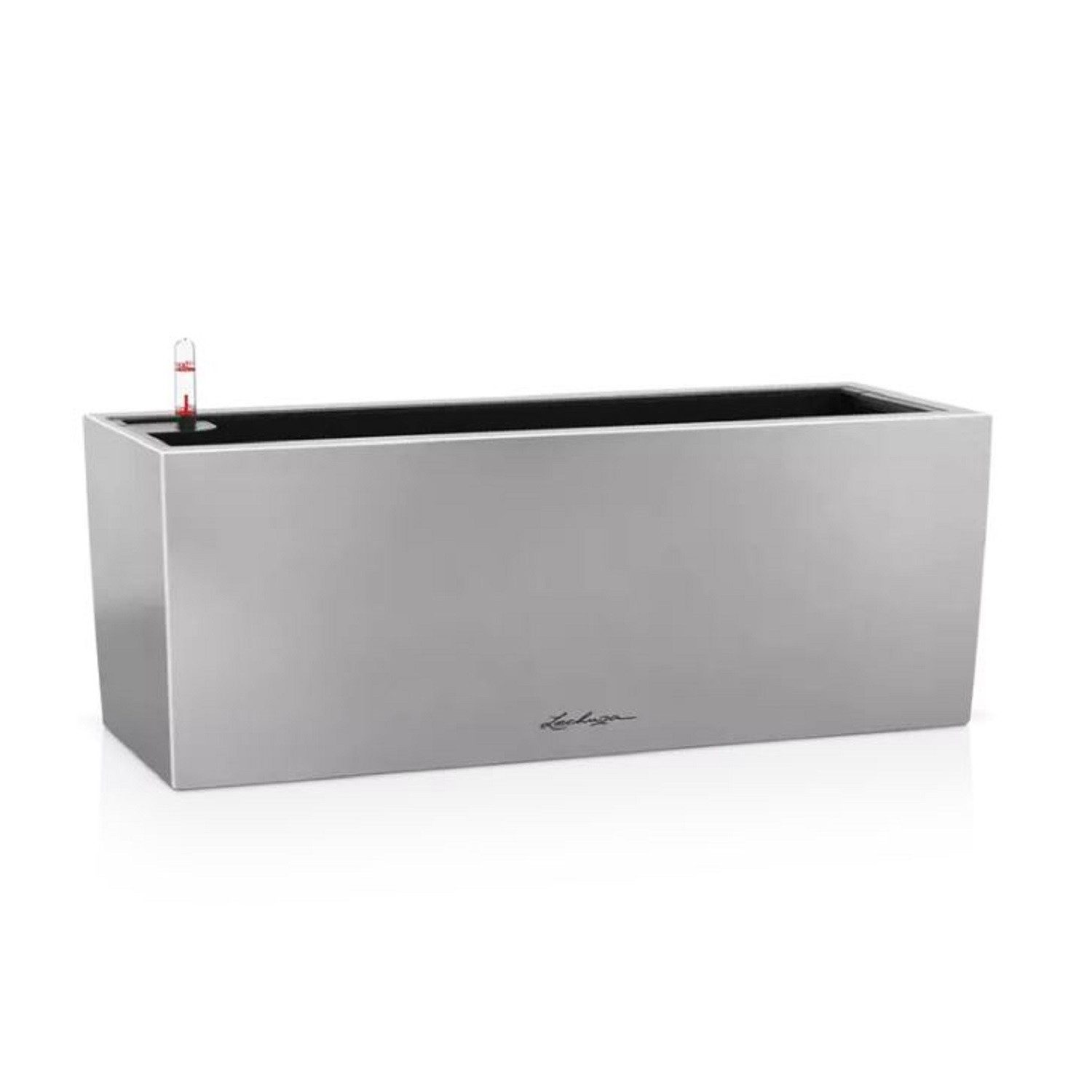 Lechuza® Balkonkasten Balconera Steel 50 perlgrau (Komplettset)