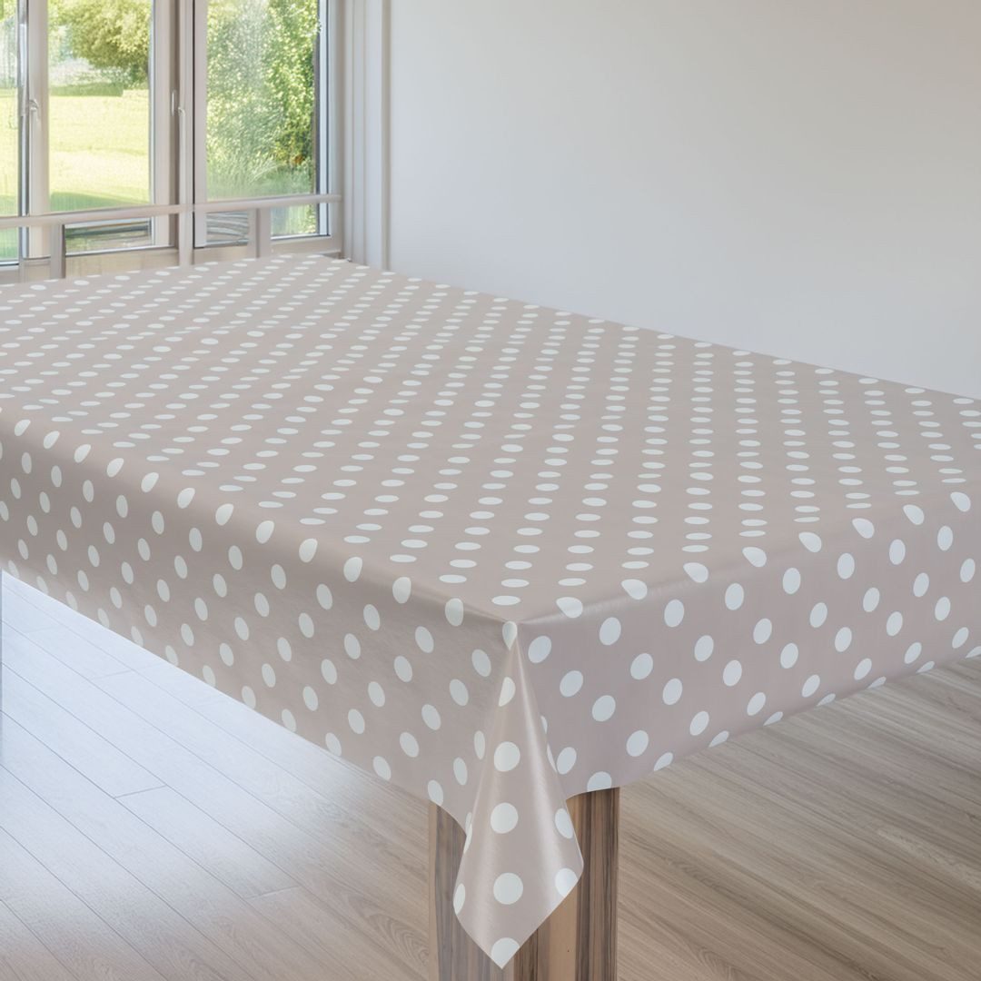 laro Tischdecke Wachstuchtischdecke Punkte Mix PVC Eckig – Bild 4 von 5