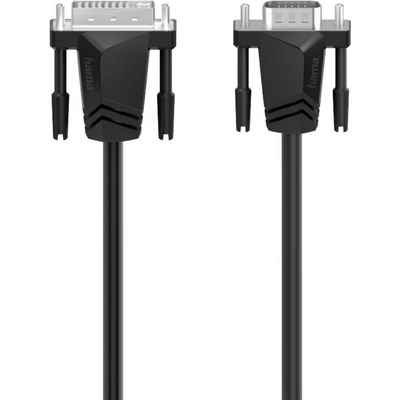 Hama Video-Kabel, DVI-Stecker auf VGA-Stecker, Full-HD HDMI-Kabel