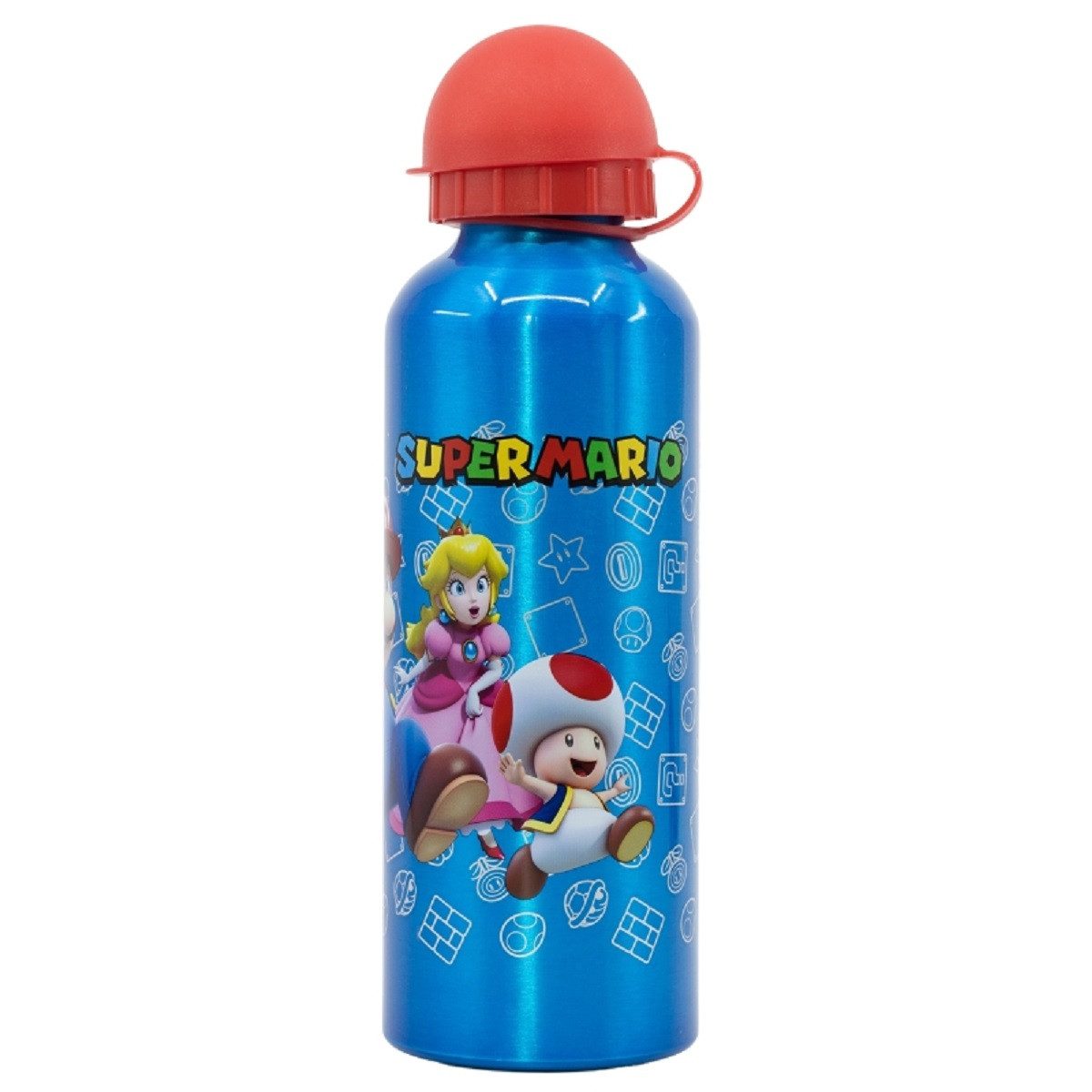 Super Mario Trinkflasche Distorsion Aluminium Trinkflasche 530 ml – Ideal für Fans – Bild 2 von 2