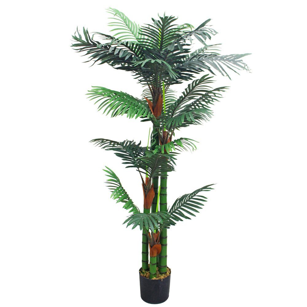 Kunstpalme Palme Palmenbaum Arekapalme Kunstpflanze Künstliche Pflanze 150 cm