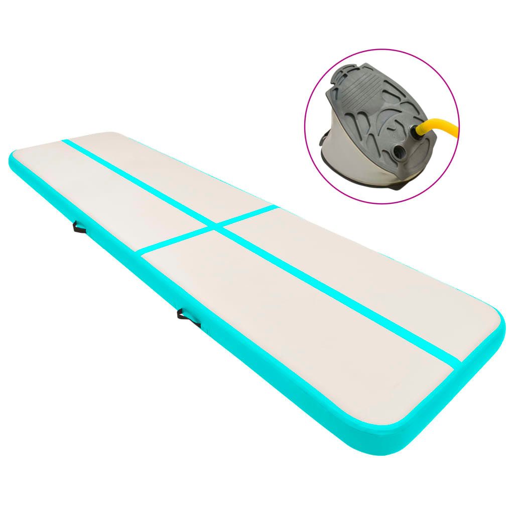 Trainingsmatte 600 x 100 x 15 cm Air Turnmatte Track Tumbling Matte Aufblasbare mit P