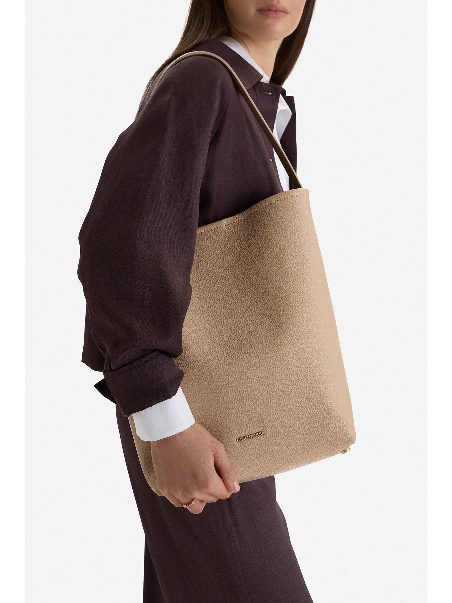 Handtasche Gino Rossi Damenhandtasche Beige Gino Rossi-C-LDA8552 Beige