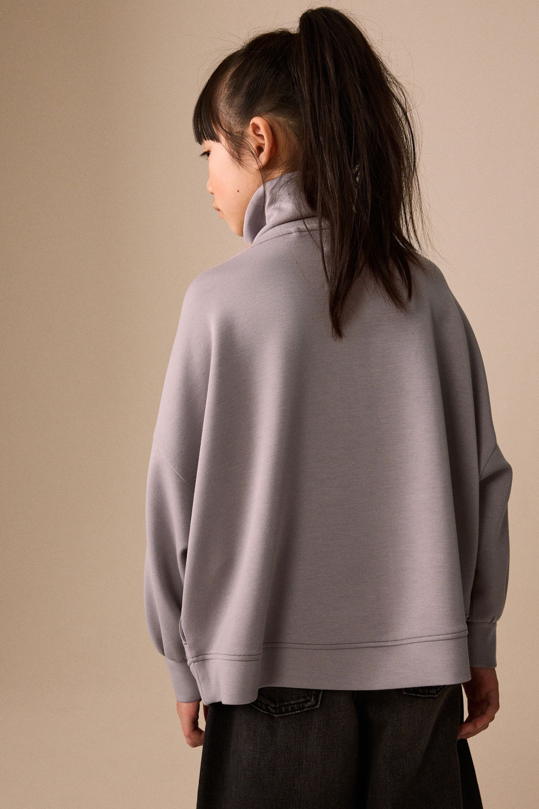 Next Sweater Sweatshirt mit halblangem Reißverschluss (1-tlg) – Bild 2 von 5
