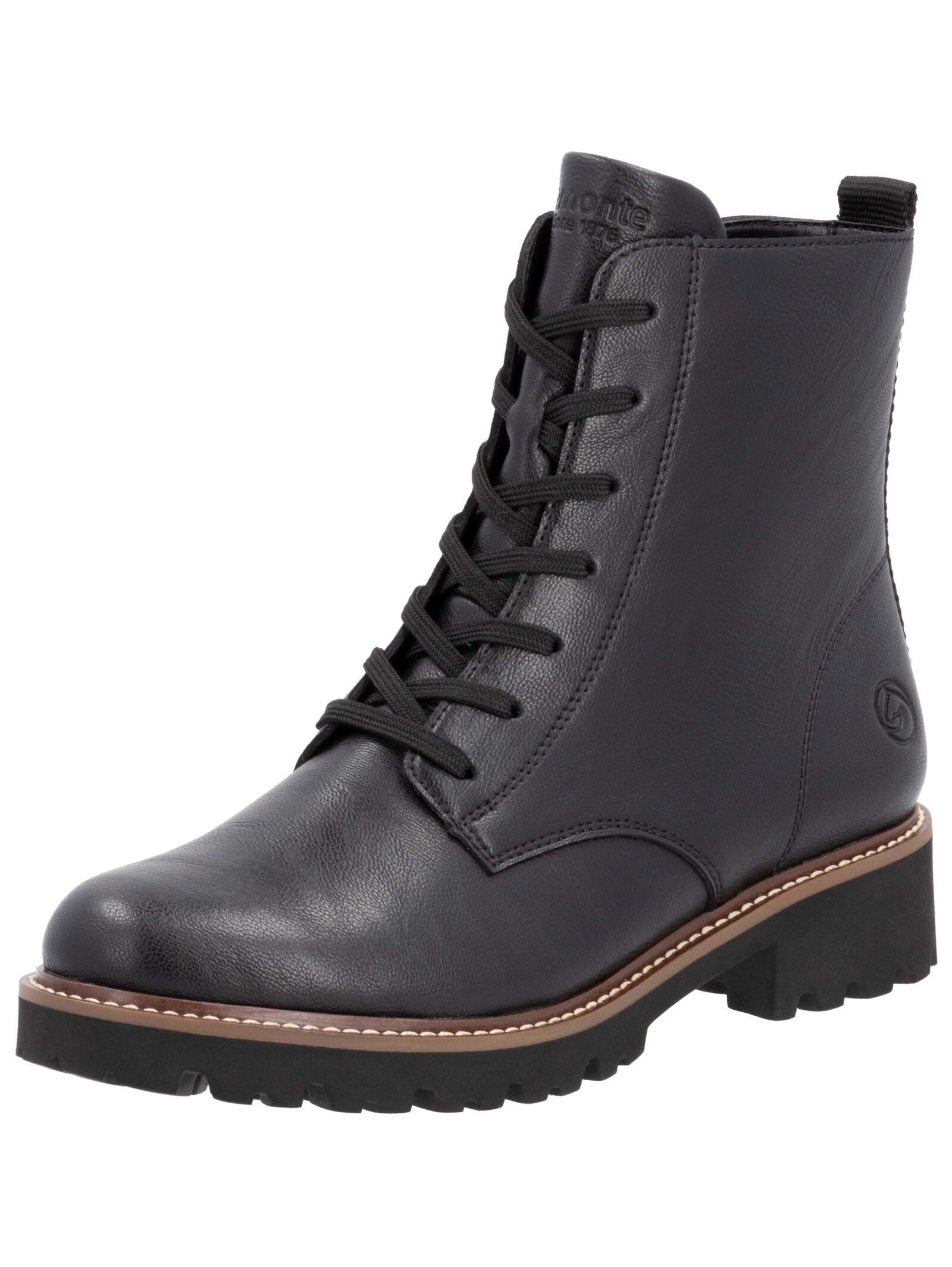 Remonte Stiefelette Glattleder Schnürstiefelette günstig online kaufen