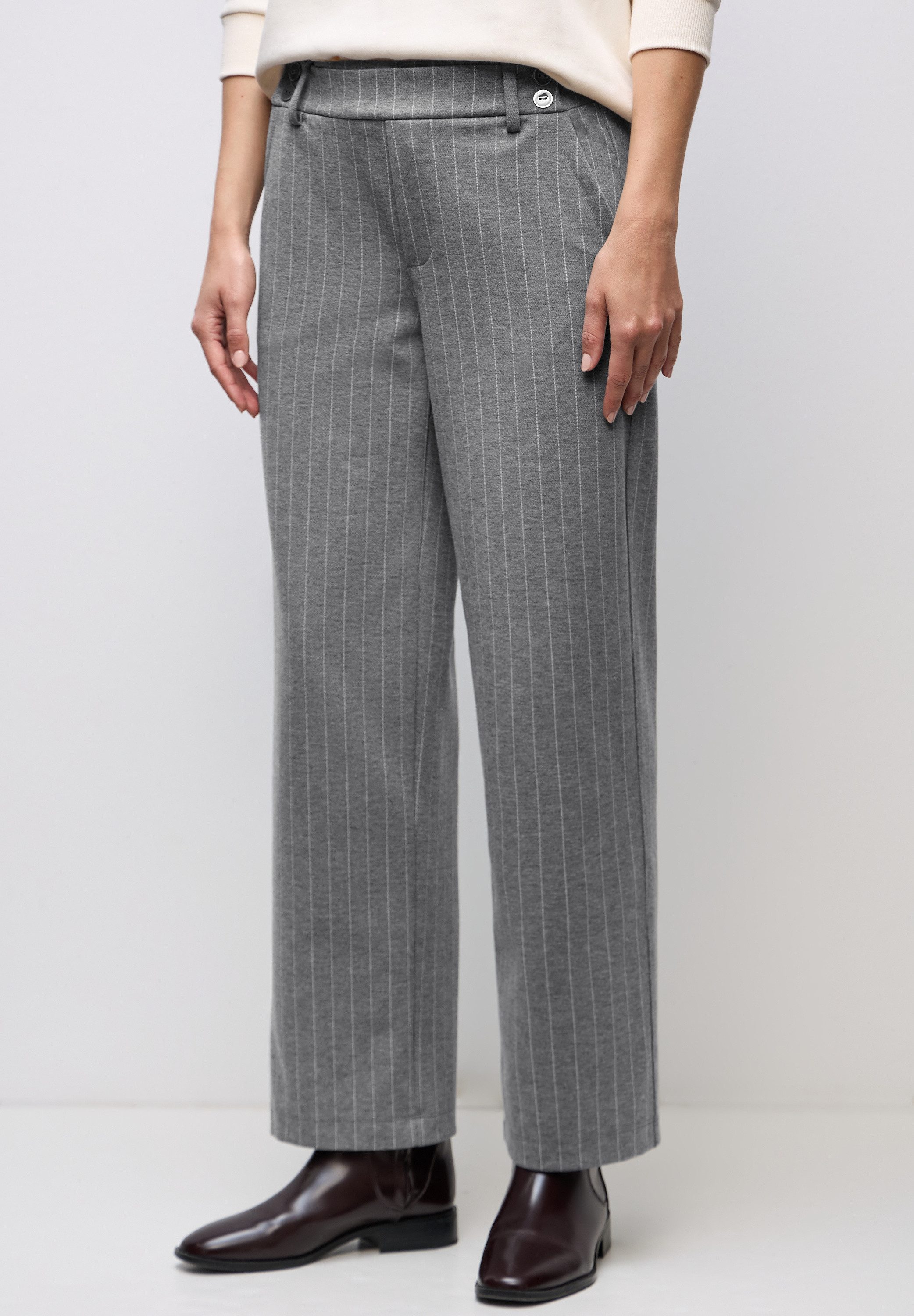 STREET ONE Stoffhose mit Nadelstreifenmuster günstig online kaufen