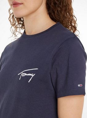 Tommy Jeans Rundhalsshirt TJW RLXD TOMMY SIGNATURE SS mit Tommy Signatur Stickerei