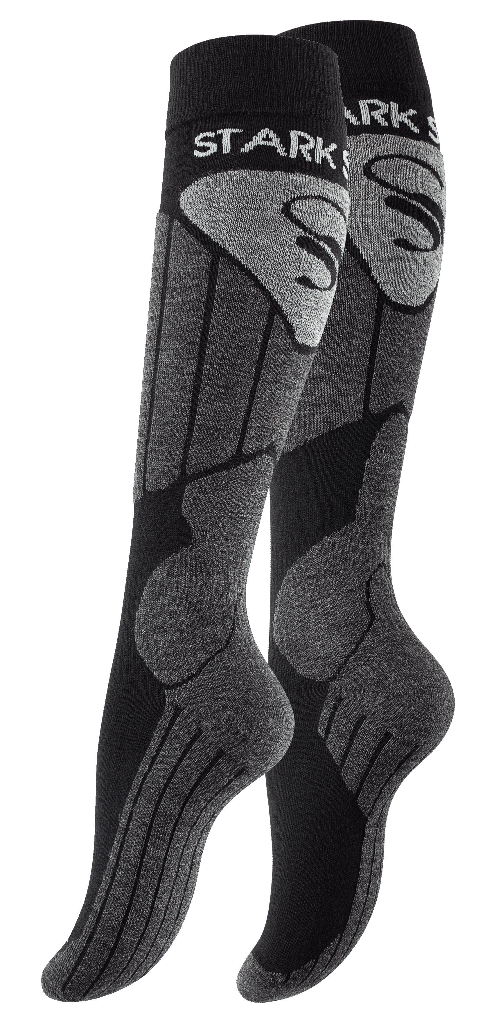 Stark Soul® Skisocken Skisocken Funktionssocken mit Polsterung, gepolsterte Funktionssocken Ski Snowboard Sportsocken