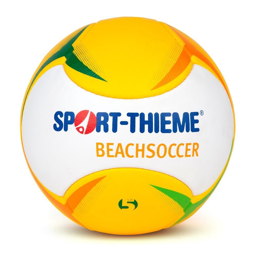 Sport-Thieme Beachball Beachsoccer Ball, Minimale Wasseraufnahme durch versiegelte Nähte Größe 5, ca. 420 g