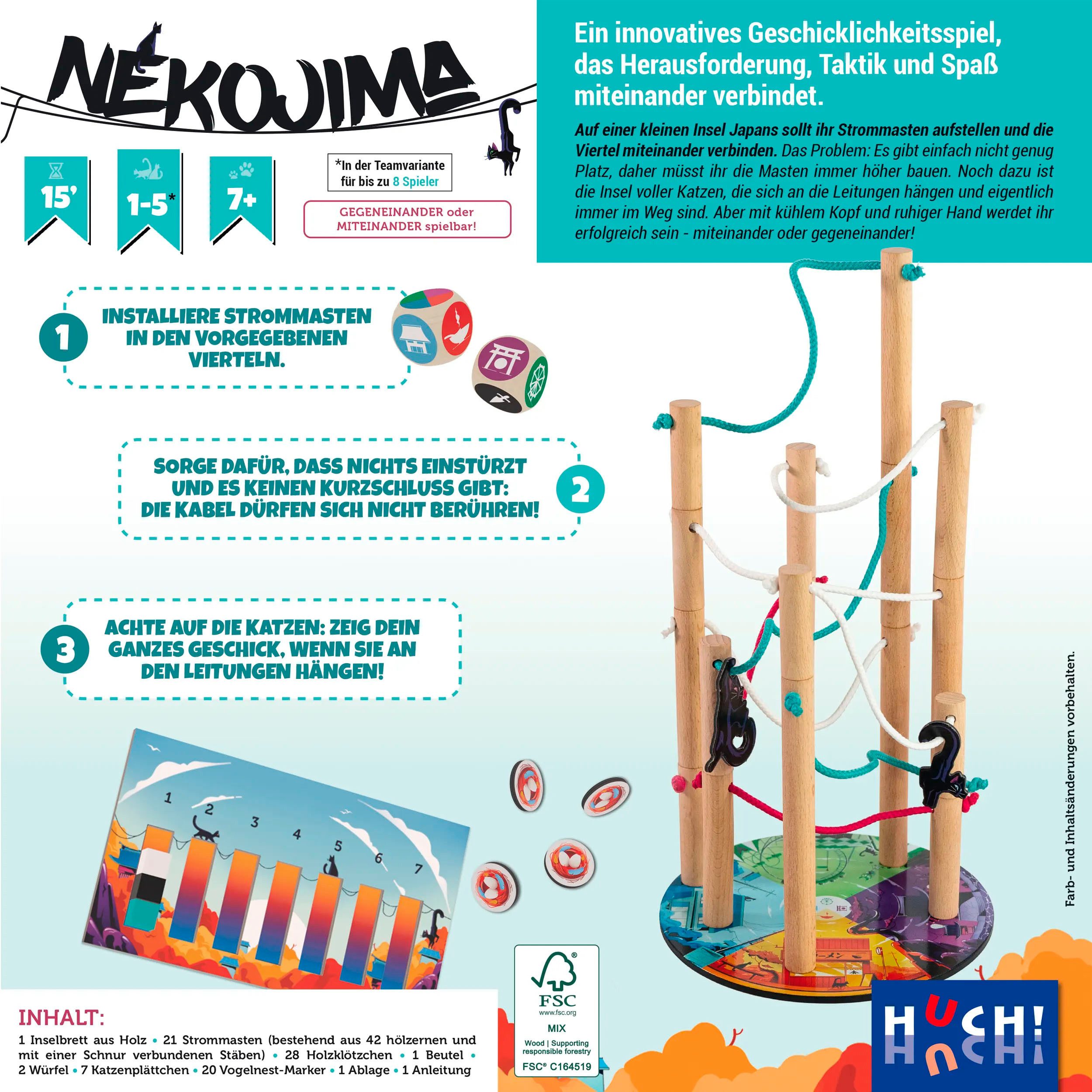 HUCH! Spiel Nekojima, Familienspiel