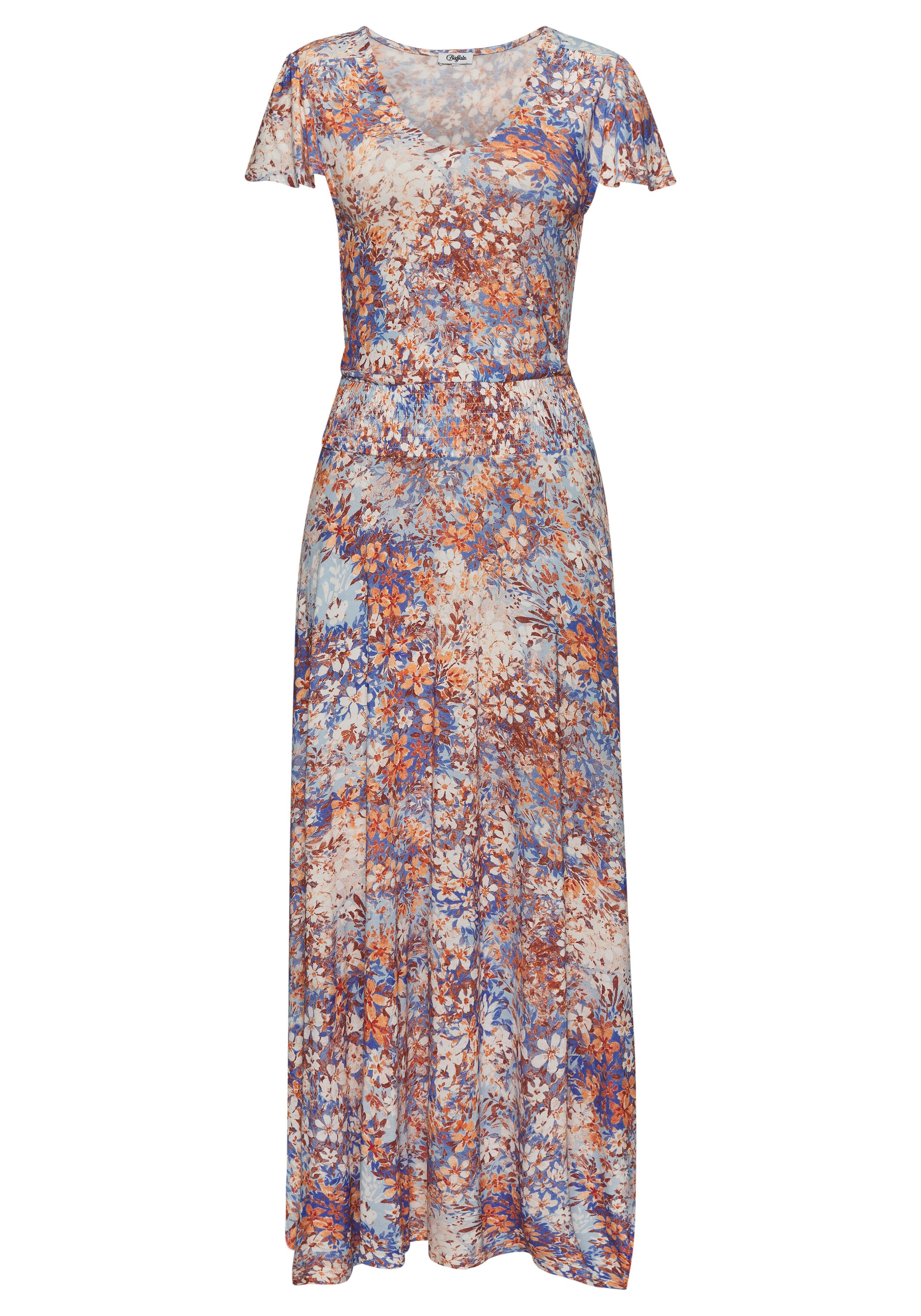Buffalo Maxikleid mit asymmetrisch fallendem Saum, günstig online kaufen