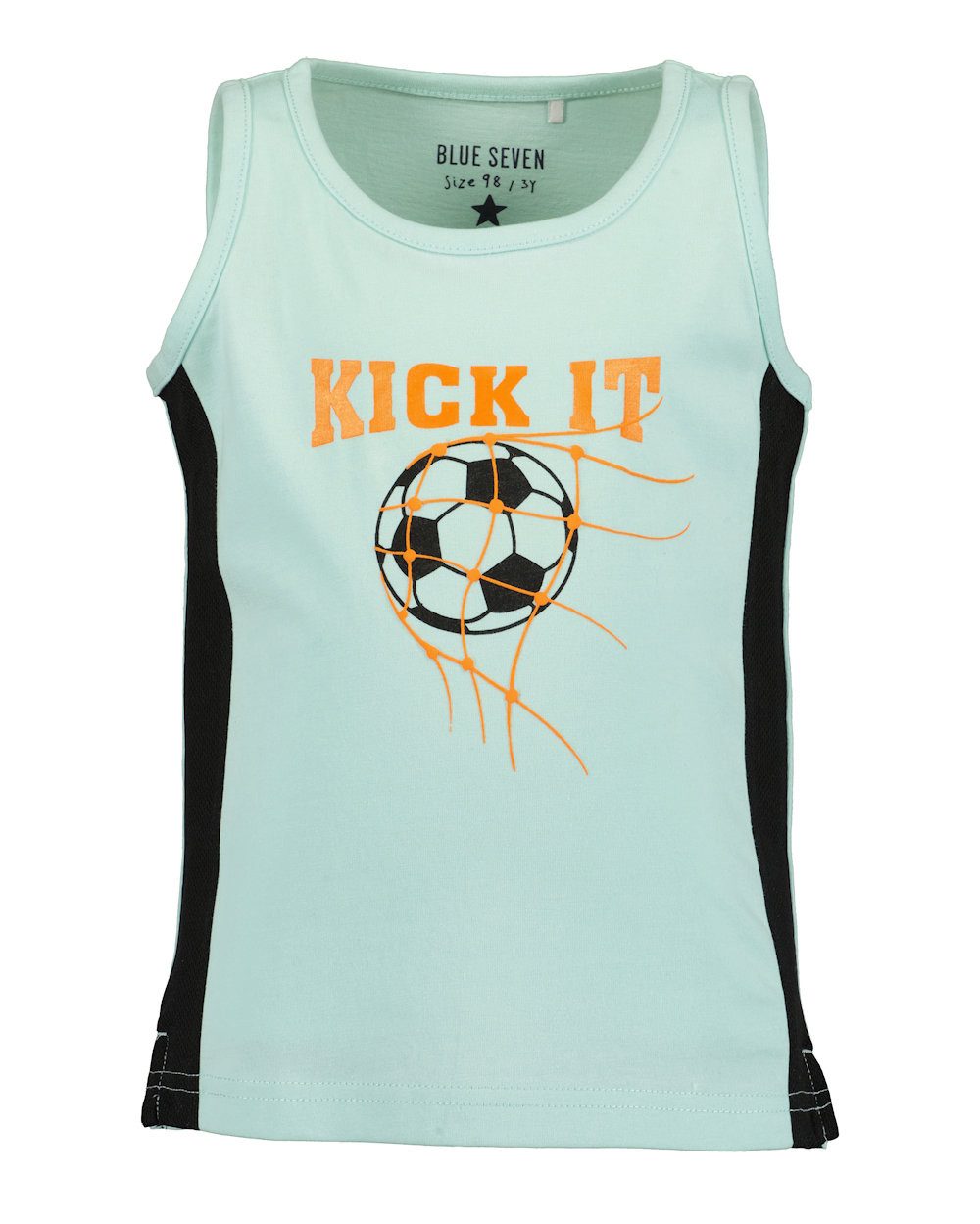 Blue Seven Muskelshirt Blue Seven Jungen TankTop T-Shirt Fußball türkis (1-tlg)