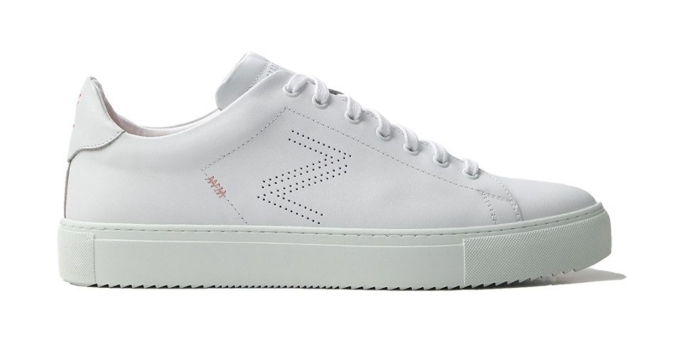 ZUITABLE Leder Sneaker mit Plateausohle und Schnürung Sneaker