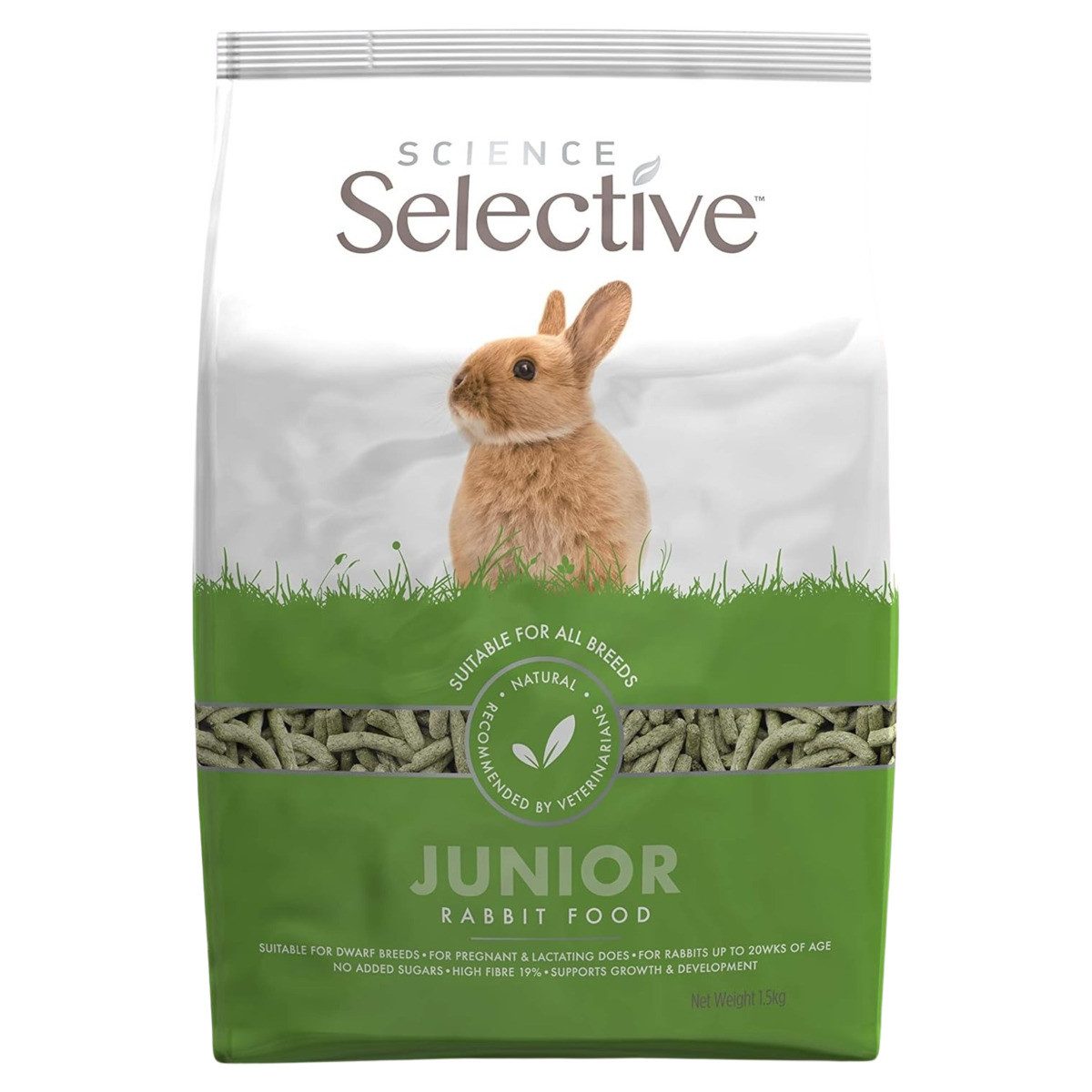 Supreme Science Selective Rabbit Junior 1,5 kg, Trockenfutter für: Kleintier